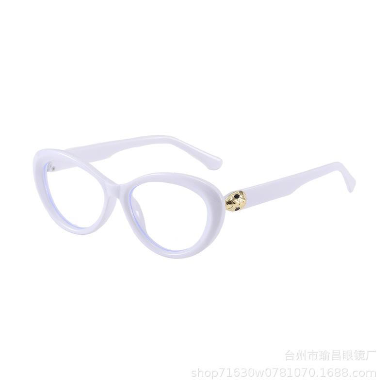 New European and American style sunglasses, anti-ultraviolet snake head metal decorative sunglasses, high-end street photography artifact woman