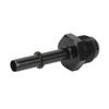 Quick Disconnect EFI Fitting Adapter Push On Aluminum Alloy Black Anodized Finish for Fuel Filter Rail Feed Port