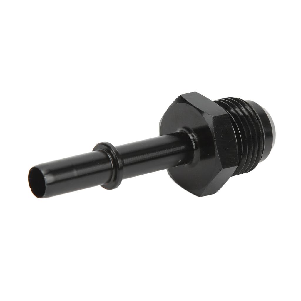 Quick Disconnect EFI Fitting Adapter Push On Aluminum Alloy Black Anodized Finish for Fuel Filter Rail Feed Port