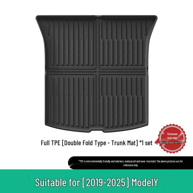 Tesla Model Y Floor & Trunk Mats - Waterproof TPE (2025 Facelift)