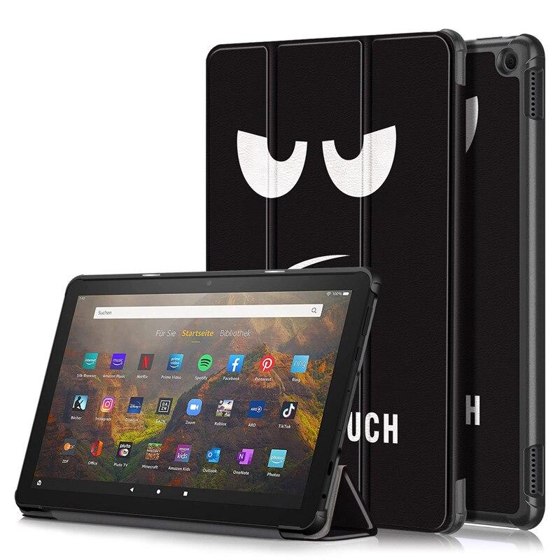 Tablet-Hülle für Fire HD 10 Hülle 2023, 10,1 Zoll, dreifach klappbarer Ständer, magnetische Smart-Folio-Abdeckung für Fire HD 10 2023 Tablet-Hülle