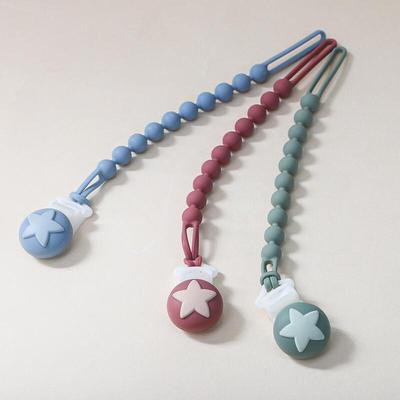 BIBOO Silicone Star Pacifier Clip Chain