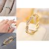 Premium Quality Gold Gemstone Anniversary Ring For Women With Classic Round Cut Design