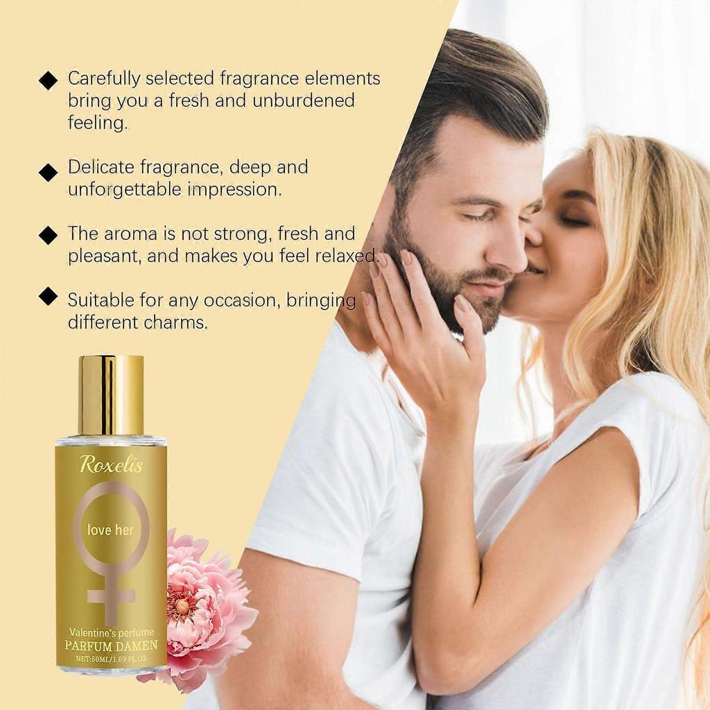 Roxelis Valentine's Day Women's Fragrance - Natural, Fresh, And Light Scent For Daily Wear, Hands, And Body, Charming Perfume