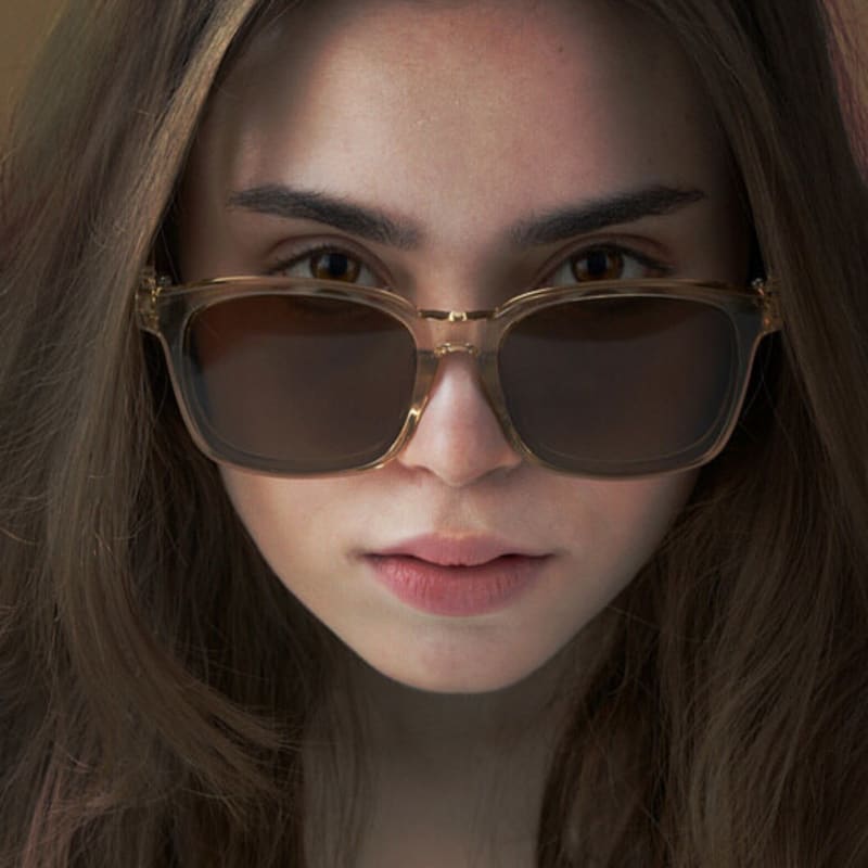 

RECLOW RECLOW B108 BEIGE Sunglasses FREE