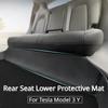 Leather Protective Pad for Tesla Model 3+ Highland 2024 Model 3 Model Y Underseat Felled Surface Is Stain and Scratch Resistant