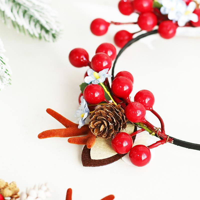 Christmas Hairbands Love Princess Hair Accessories Elk Antler Headdress Hairpins Christmas Party Dress Up Supplies