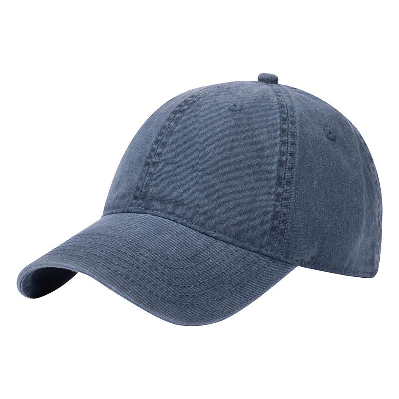 Junbie Retro Washed Cotton Plain Baseball Cap One Size