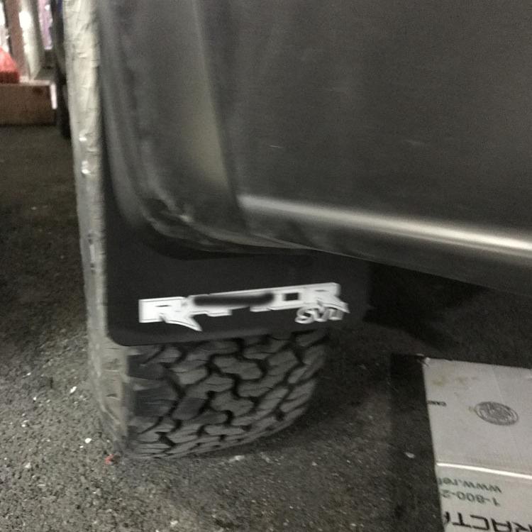 3D Style Mud Flaps for Ford Raptor F150 - Sand & Gravel Deflectors