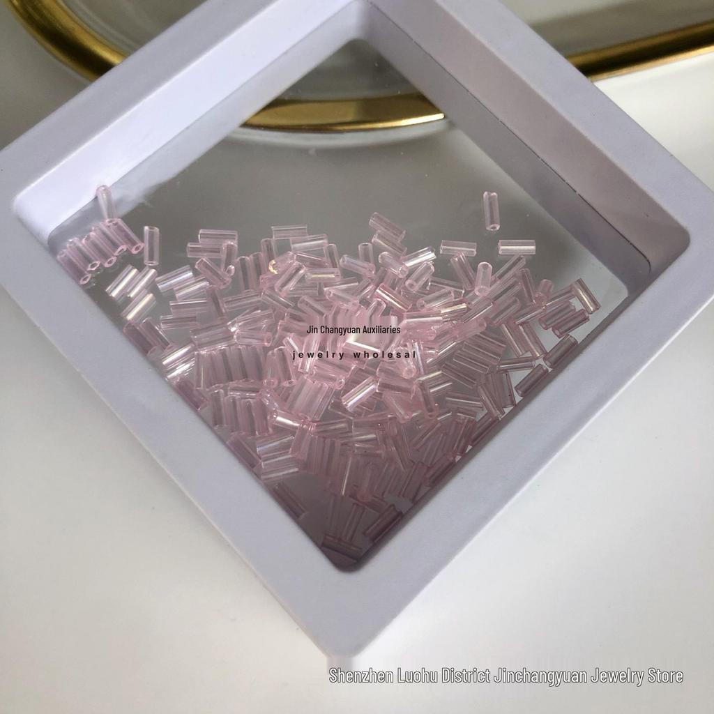 Pink Series Seed Beads & Sequins for DIY Handcrafts and Ancient Style Embroidery