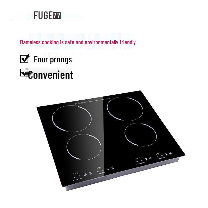 Fuge C43 High-Power Multi-Head Electric Ceramic Stove with Four Heating Zones