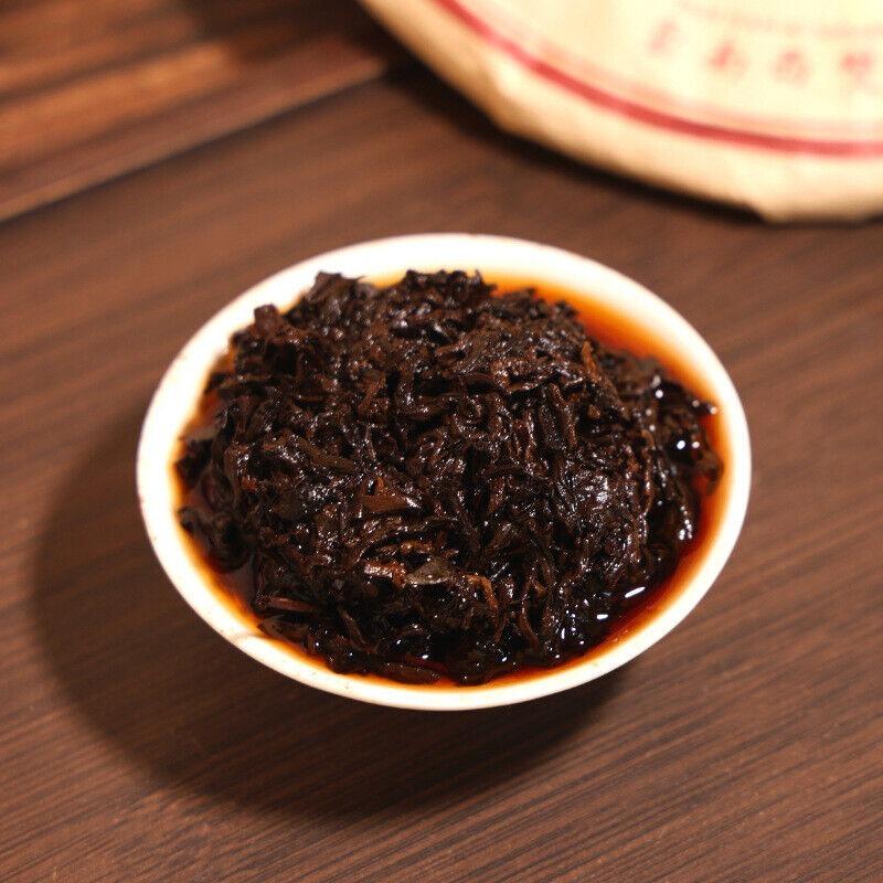 Ten Year Old Jinya Ripe Tea Pu'er Tea Ripe Tea Cake Menghai Bulang Mountain 357g