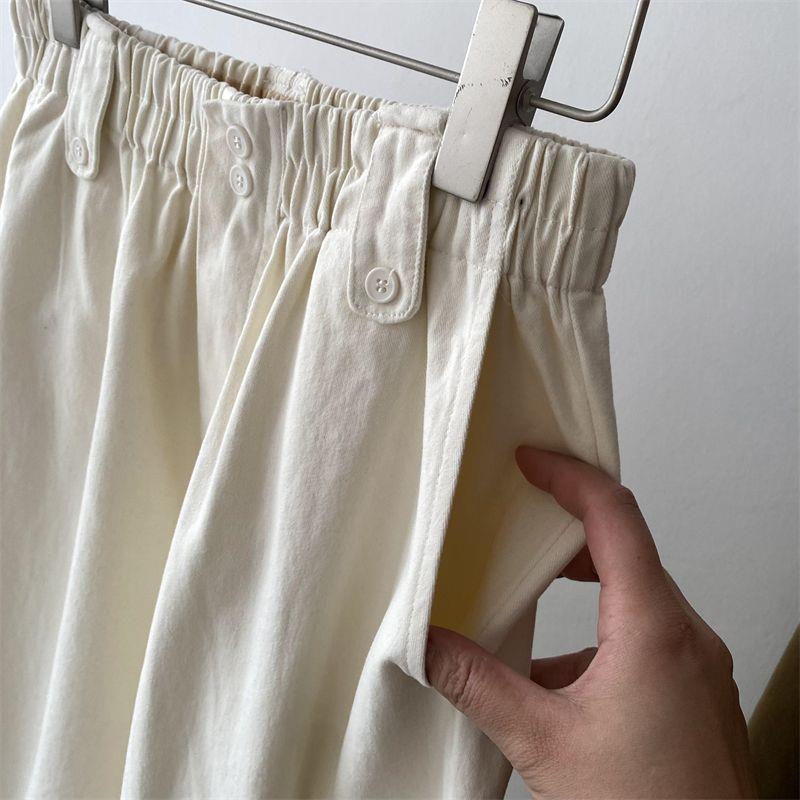 Plus Size Women's High Waist Cropped Harem Pants - Spring Style, Elastic Waist, Loose Casual Fit