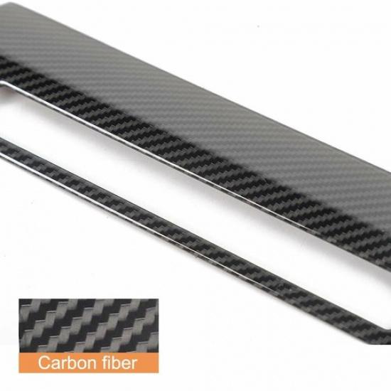 1x Emergency Light Switch Panel Trim Decor Cover for F150 2015- Carbon Fiber
