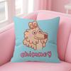 Cartoon CClarence fun  Pillow Cushion Cover Pillowcase Living Room Sofa Home Decor Customized