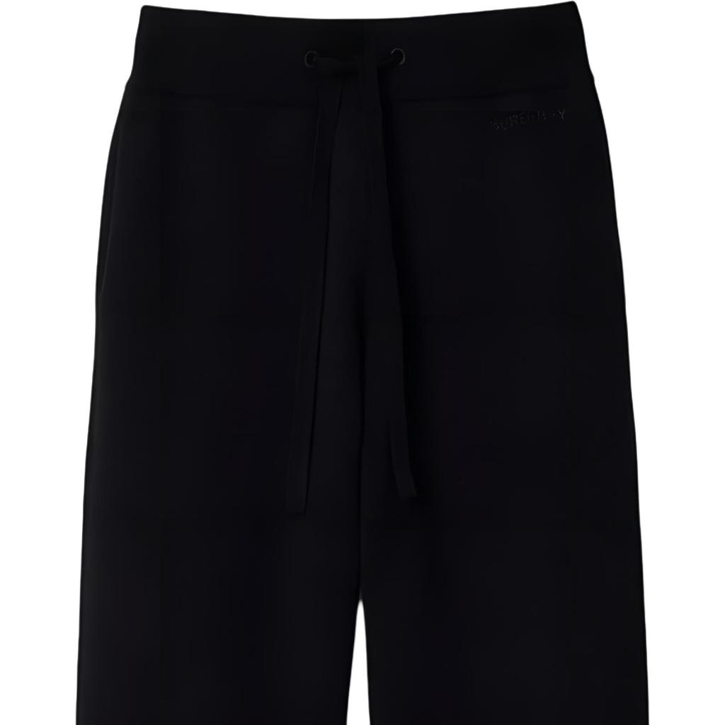 Burberry Knitted Sweatpants Women's Black 80896591