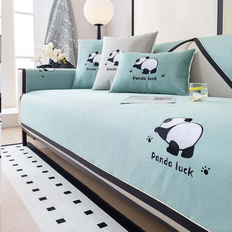 Summer New Sofa Cushion Seat Cushion One Piece Universal Simple New  Combination Sofa Cover Summer Cool Cushion