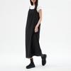 Elssibeui Shirring Sleeveless Dress_Black