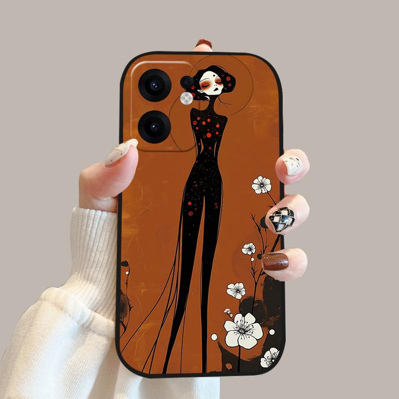 Cartoon Case For Oppo Reno13 F Shockproof Soft Silicone TPU Phone Cover For Oppo Reno 13 F 13F 4G 5G Coque Reno13F Fundas Capa
