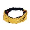Women Headband Reversible Shiny Sequins Headband Elastic Hair Fixing Decoration Decorative Hair Accessories