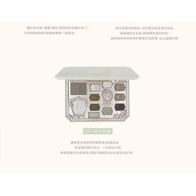 COLORROSE - Paleta de Maquillaje Serie Ballet Russe - CR1091 Musgo