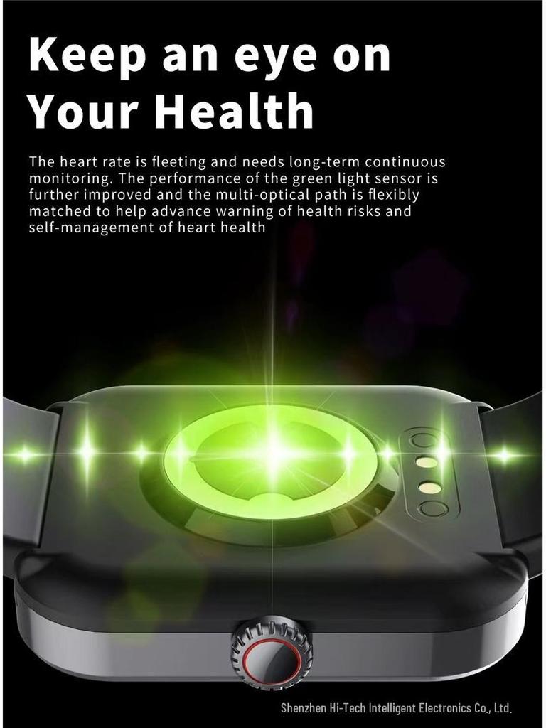 Cross-Border SM23 Smartwatch: Body Temp, Heart Rate & Blood Oxygen Monitor, Sleep Tracking, Pedometer, Sports Bracelet.