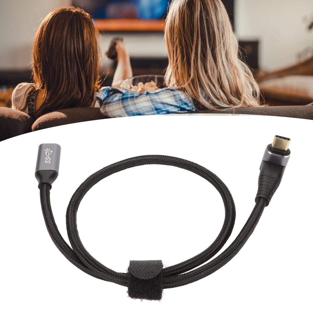 USB C 3.2 Male to Female Cable PD100W Fast Charging 10Gbps 4K At 60Hz USB C Charging Cable for Game Consoles