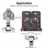 35Mm Woodworking Punching Aid with Hinge Positioner and Limit Frame for Fast and Precise Drilling Installation for Cabinet Doors