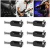 6Pcs Electric Guitar Tremolo Bridge Saddle U Shaped String Tuning Screw Saddle Accessory