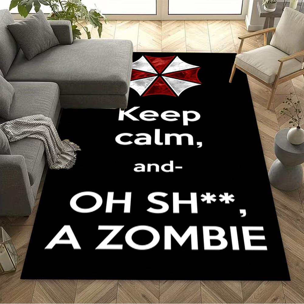 Resident Evil: Regenschirm Belagerung Teppich Geeignet für Dekorieren Zimmer Spielzimmer Wohnheim Outdoor Antirutsch Teppich Anime Büro Dekor