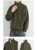 Herbst Neuankunft Übergröße Herren Stehkragen Übergroßer Cardigan Hoodie Jacke mit Lässiger Stimmung