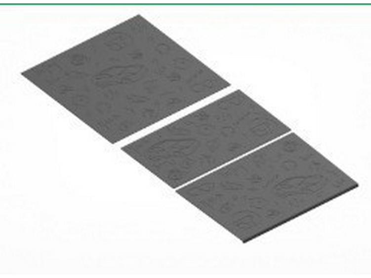 Model Y/3 Six-Seater Center Console Panel Sticker for Interior Modification