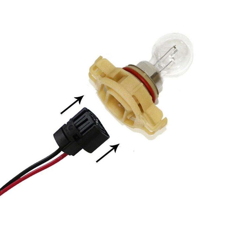 Wire Pigtail Female P 4W Two Harness Fog Light Replacement Socket Connector Lamp
