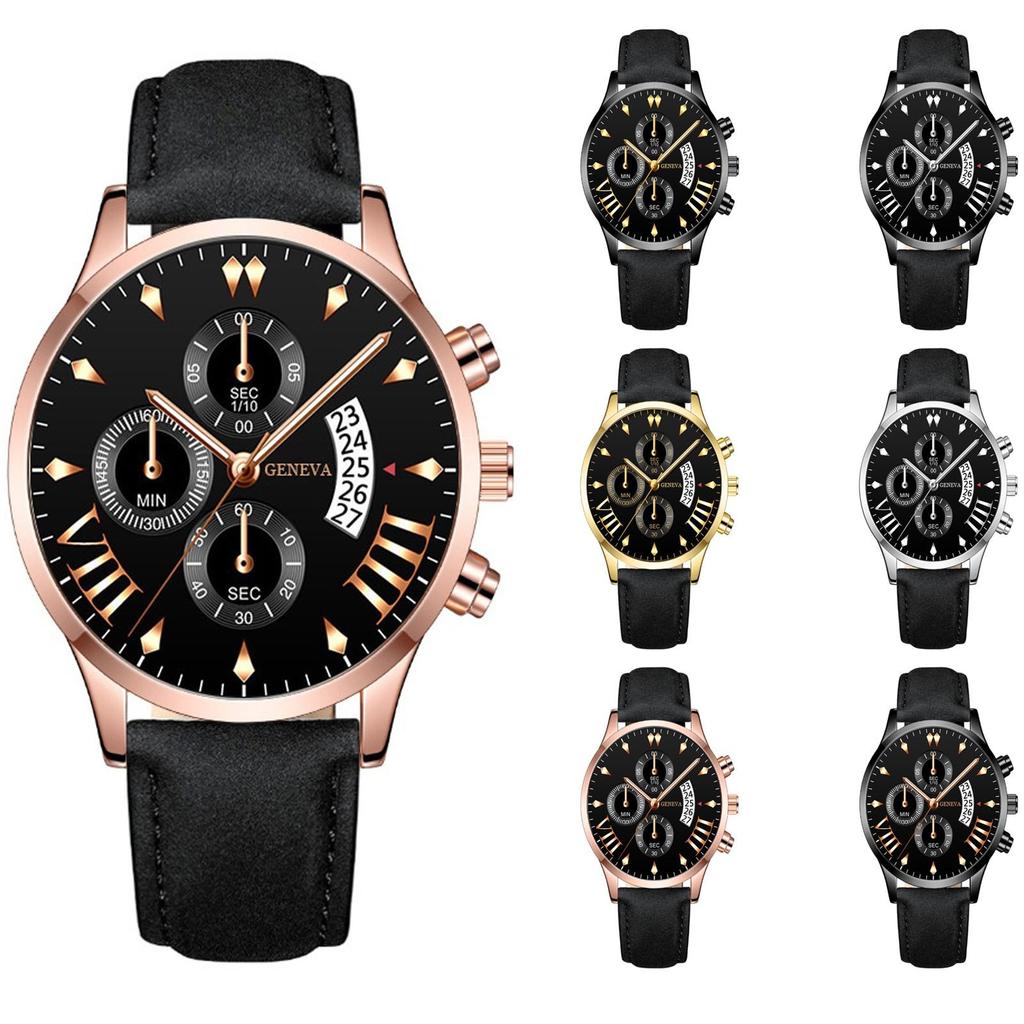 Men's Waterproof Luminous Running Alarm Clock Watch