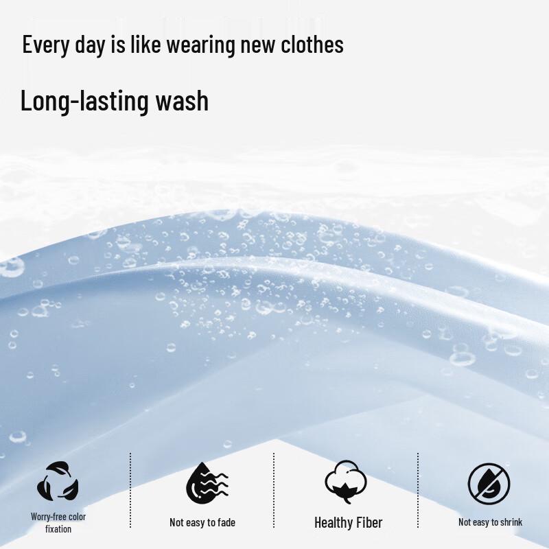 MINISO Men's Heavyweight Pure Cotton Short Sleeve T-Shirt