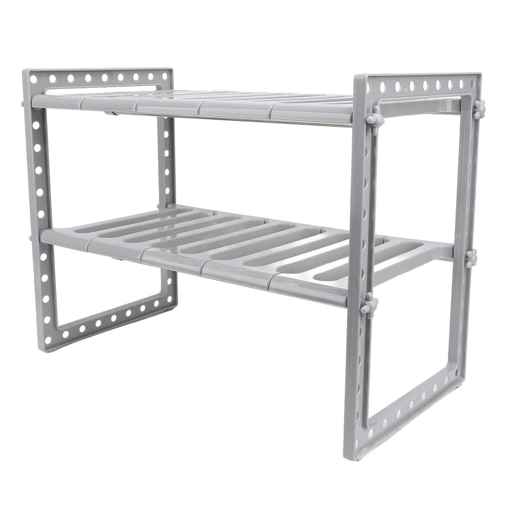 Under Sink   2 Tiers Multifunctional Stretchable Large Capacity Under Counter Storage