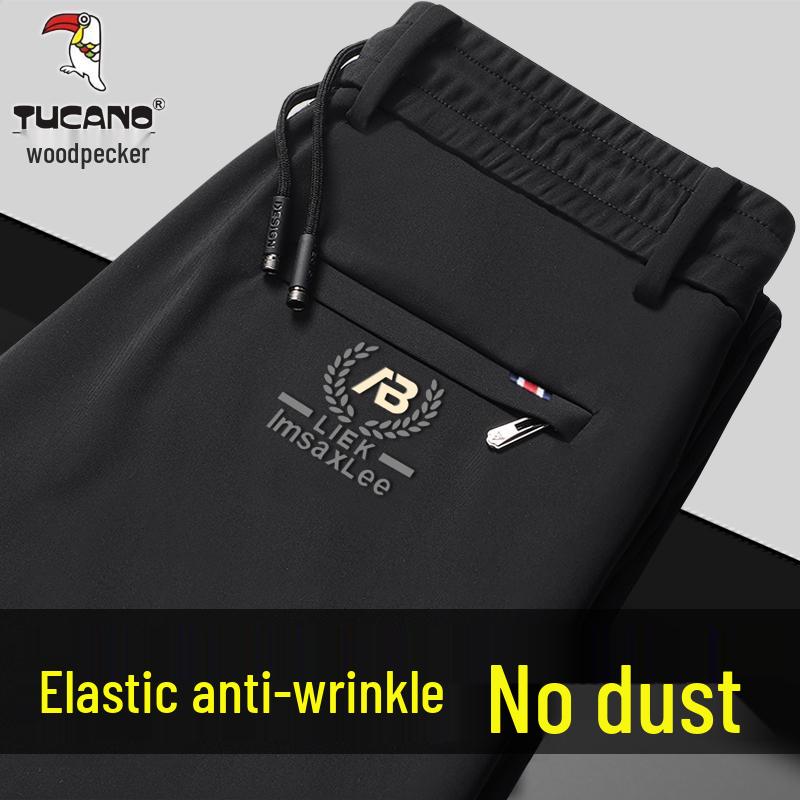 

Woodpecker Men s 2025 Summer Casual Loose Straight-Leg Sports Pants 5XL 100-110 kg