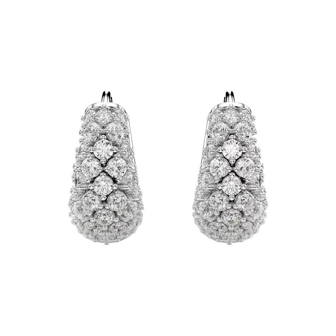 

Swarovski Pierced Design Cubic Zirconia Earrings Women earrings White 5732282 Box (Random Color)