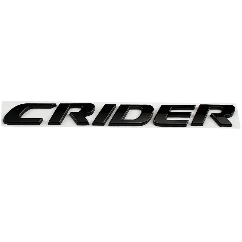 MPC4 Honda CRIDER 3D Metal Car Stickers 20cm Side Fender Badge Styling Logo Emblem Decals Rear Trunk Accessories for 2011 2023 2025 M