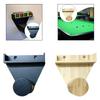 Wooden Snooker Triangle Organizer Wall Mount for Pool Table Maintenance, 12x12cm Space Saving Chalk Holder