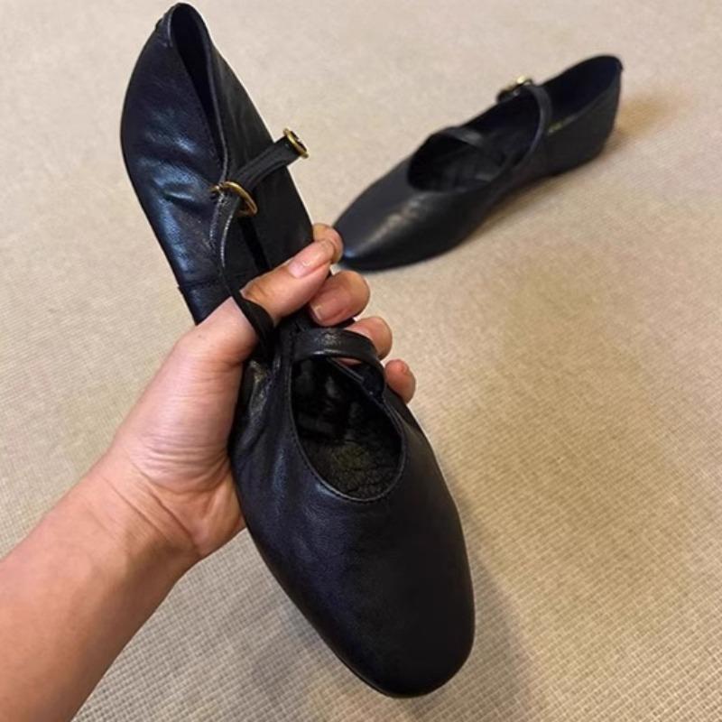 Flats Women's Sandals Mary Jane Shoes Shallow Ballet Casual Loafers Dress Walking Woman Shoes