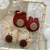 Creatieve Stoffen Dierlijke Pop Sleutelhanger Voor Tas Hanger Grappige Kleine Beer Sleutelhangers Eend Schattige Egel Hanger Accessoires Cadeaus