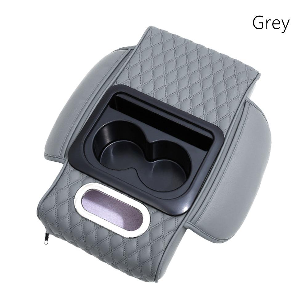 Multifunctional Center Console Armrest Cushion PU Leather Car Armrest Pillow New Armrest Pad  Car