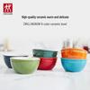 ZWILLING Ceramic Bowl Set - 6 Piece Rainbow Collection