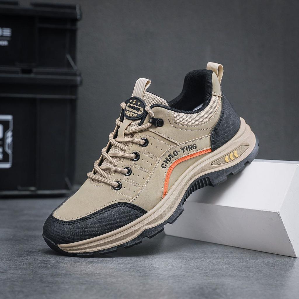 Autumn outdoor casual shoes lightweight hiking shoes comfortable soft sole low top sports shoes versatile men's shoes