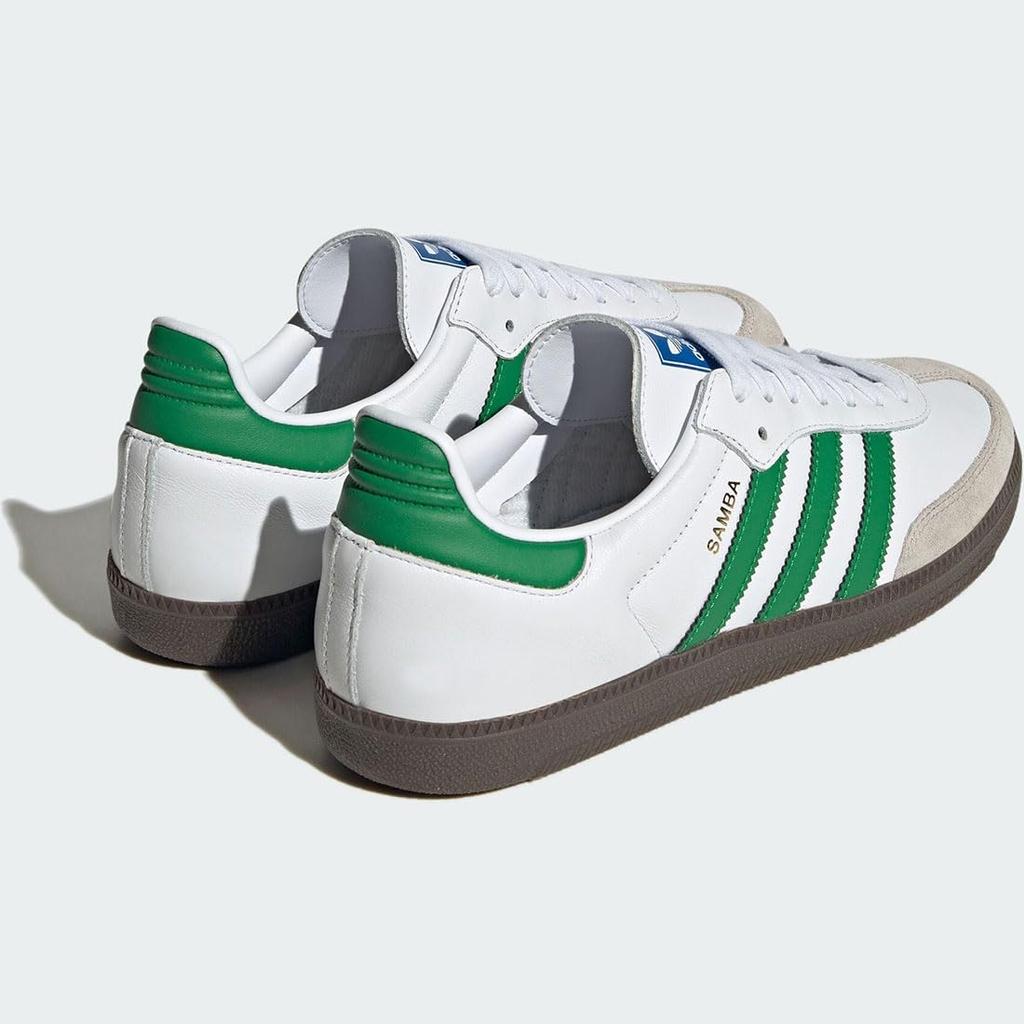 Adidas Samba OG Authentic Adidas Japan Size Footwear, White/Green/Supplier Color, IG1024, Product, 28.0cm