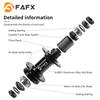 FAFX MTB Bike 32/36 Holes Sealing Bearing Hubs Compatible 7/8/9/10/11 Speed Cassette Cogs Disc Brake Alloy Hub Bicycle Parts