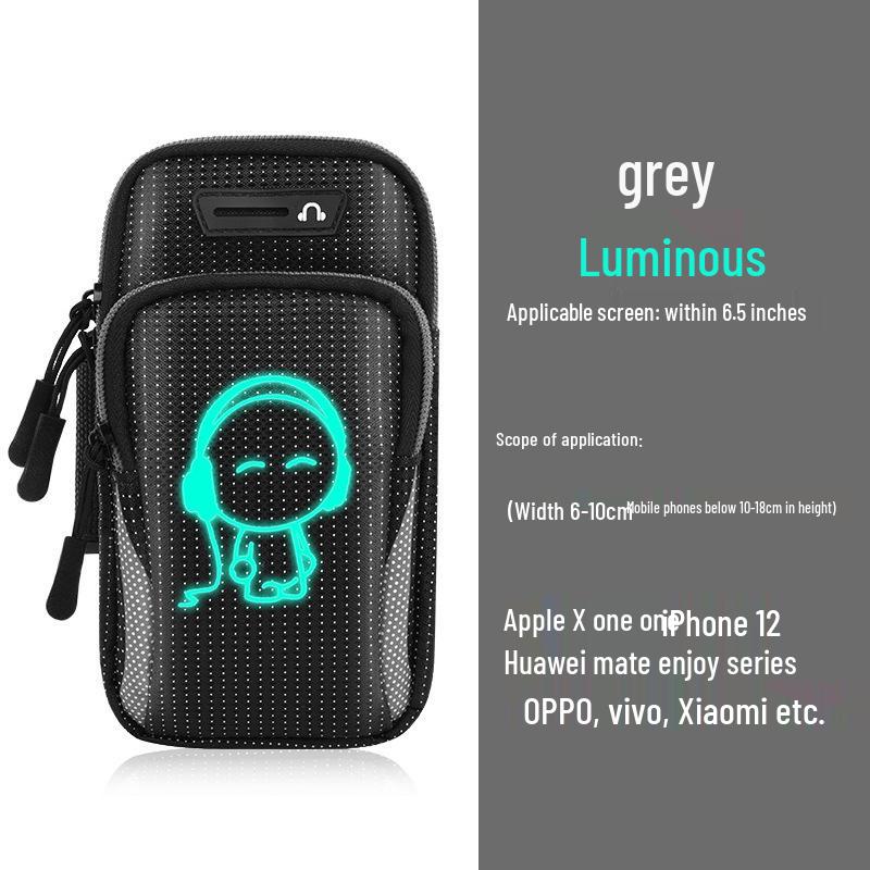 Men's and Women's Waterproof Running & Hiking Phone Armband: Large Capacity, Arm & Wrist Bag