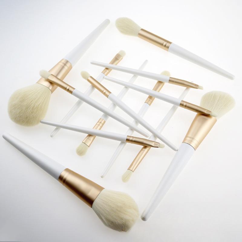Faserborsten-Set, 13 Make-up-Pinsel, weiche Borsten, Foundation-Pinsel, loser Puderpinsel, Lidschattenpinsel