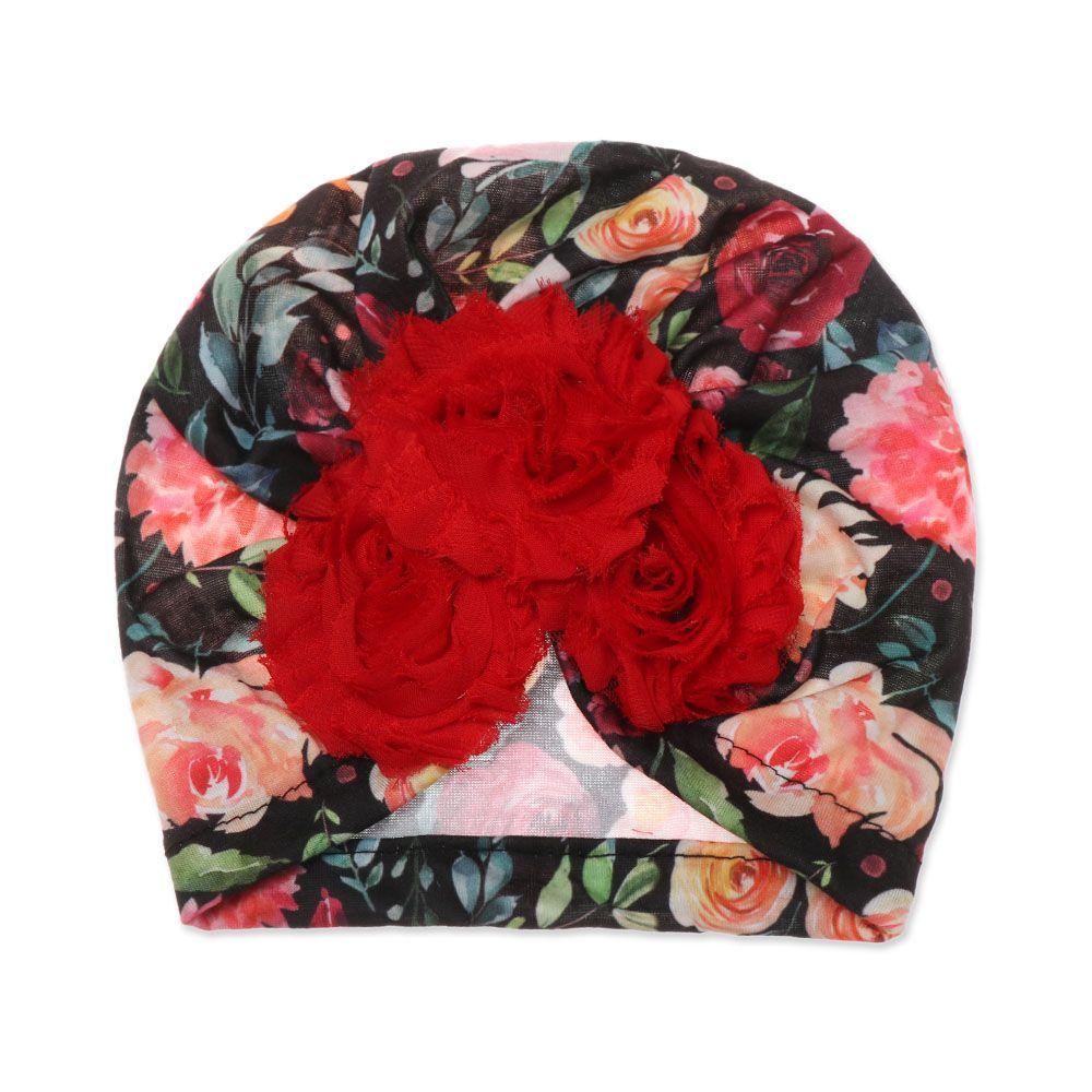 Roztomilý Sweety Dětský Opalovací krém Dětský Květinový Turban Klobouk Elastická Květinová Čelenka Mašle Vlasová čelenka Čepice